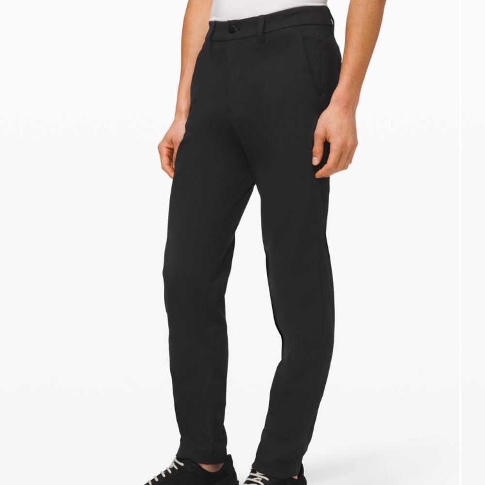 Lululemon 34x27 Commission Pant Slim *Wool In Heathered Black Size 32